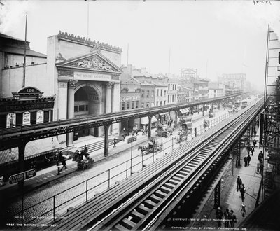 The Bowery, New York, c.1900 by Detroit Publishing Co.